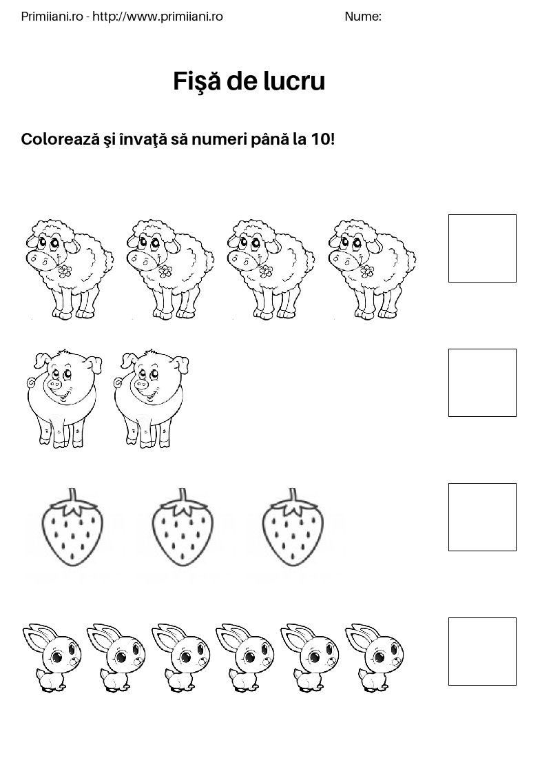 plansa de colorat