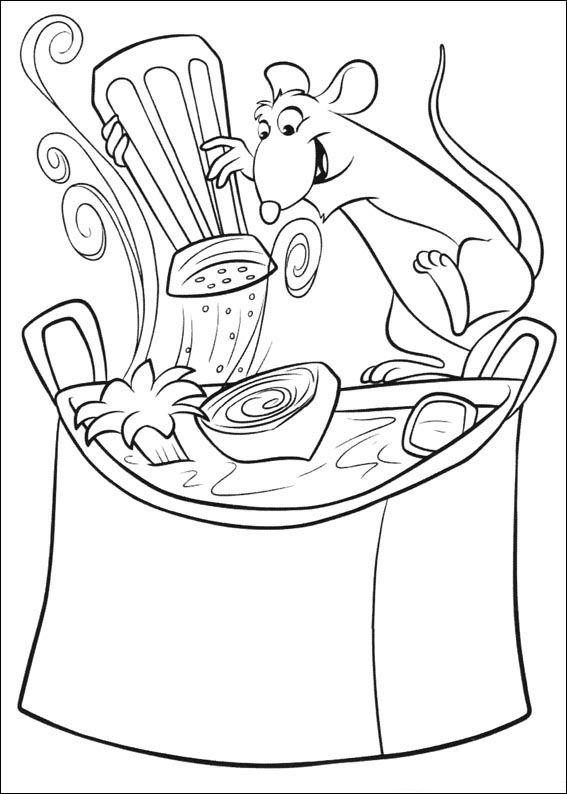 Ratatouille de colorat p46
