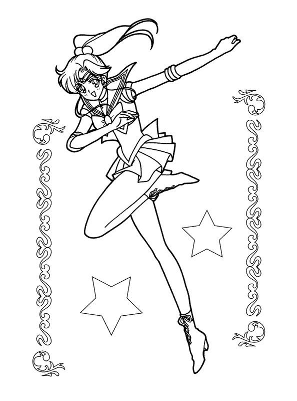 Sailor moon de colorat p11