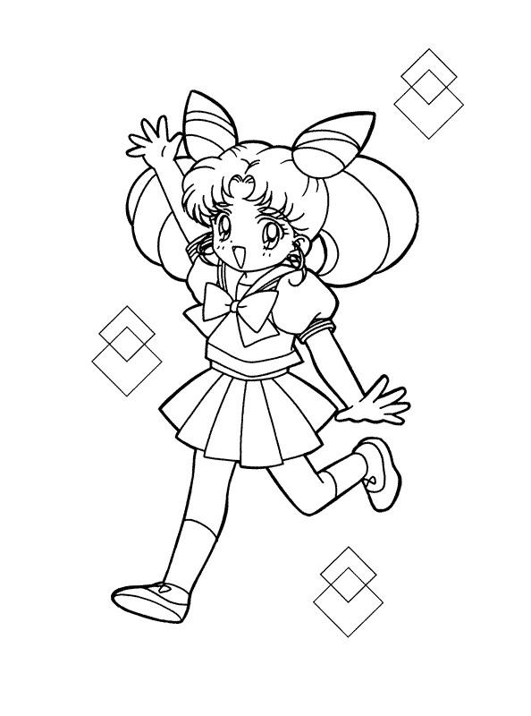 Sailor moon de colorat p44