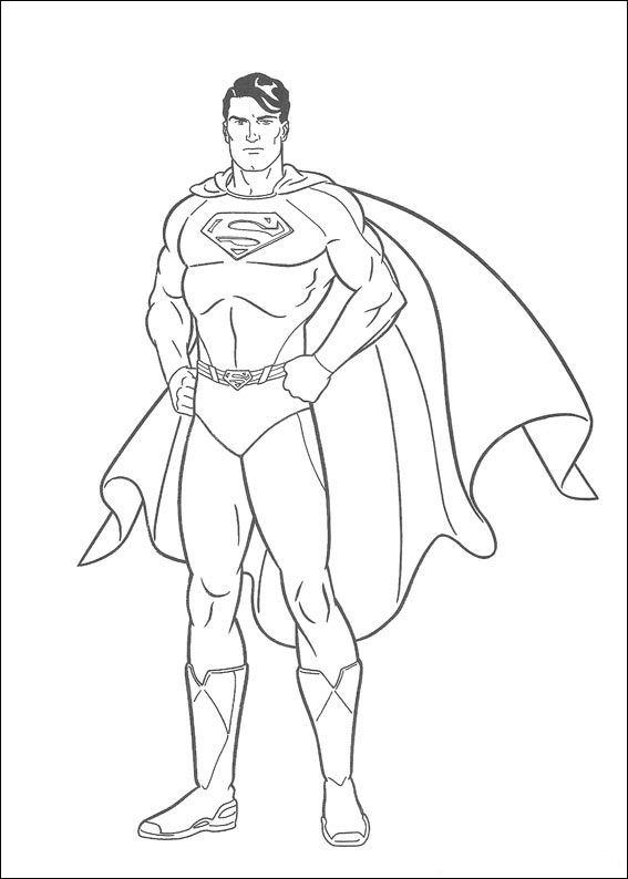 Superman de colorat p21