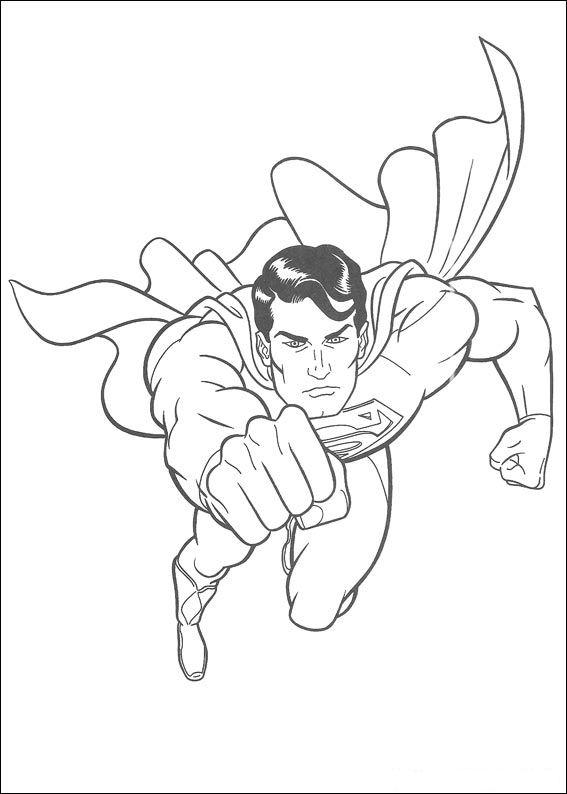 Superman de colorat p30