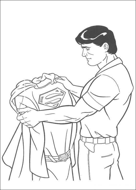 Superman de colorat p35