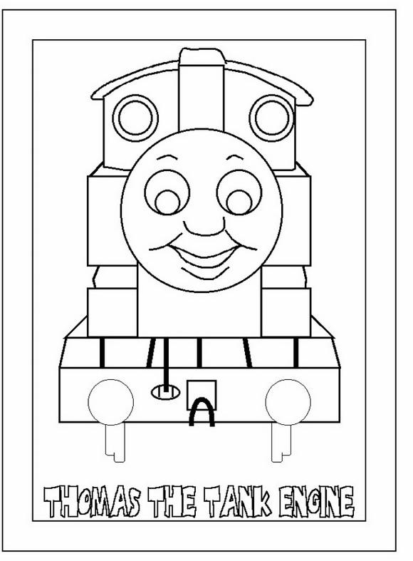 Thomas the train de colorat p06