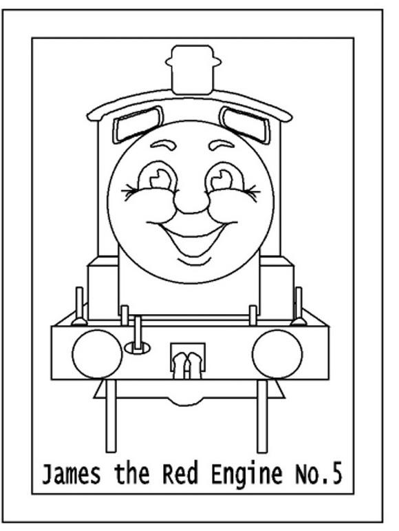 Thomas the train de colorat p07