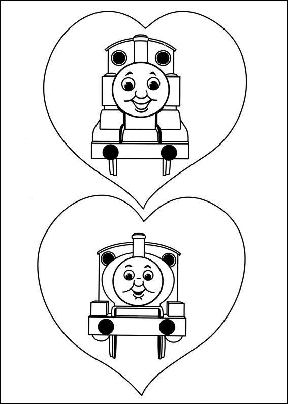 Thomas the train de colorat p10