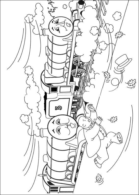 Thomas the train de colorat p18