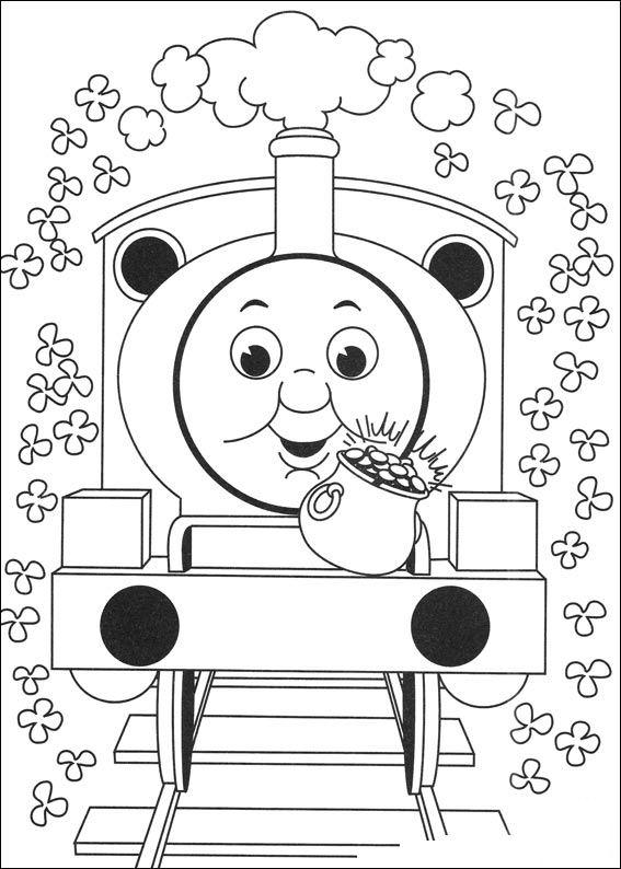 Thomas the train de colorat p19