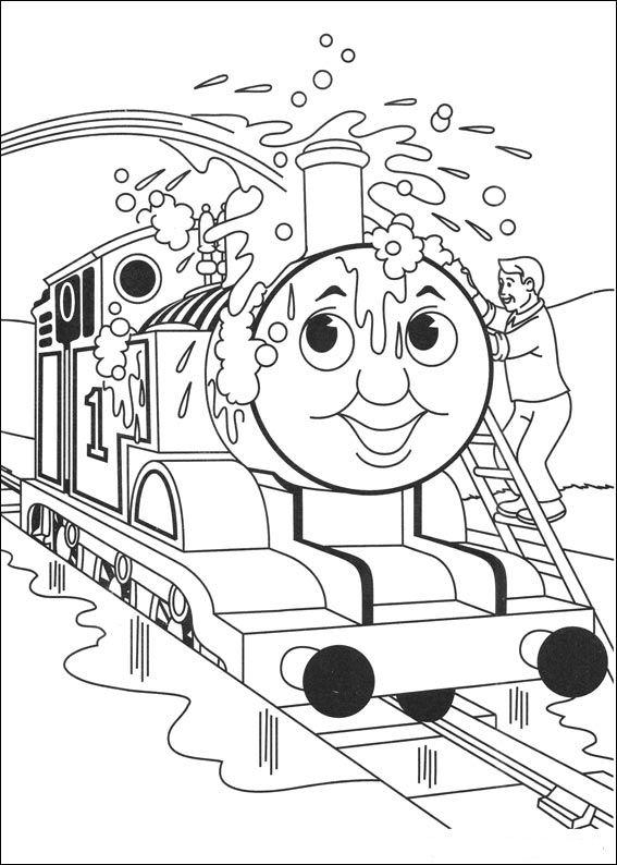 Thomas the train de colorat p25