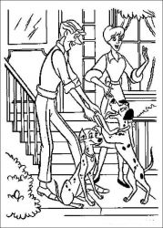 plansa de colorat 101 dalmatieni #6