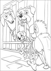 plansa de colorat 101 dalmatieni #10