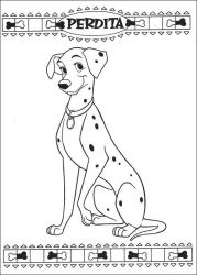 plansa de colorat 101 dalmatieni #13