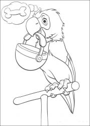 plansa de colorat 101 dalmatieni #17