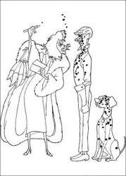 plansa de colorat 101 dalmatieni #21