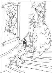 plansa de colorat 101 dalmatieni #13