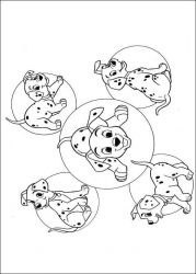 plansa de colorat 101 dalmatieni #14
