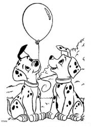 plansa de colorat 101 dalmatieni #18