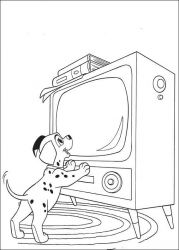 plansa de colorat 101 dalmatieni #12