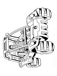 plansa de colorat action man #16