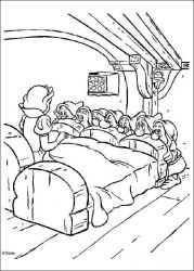 plansa de colorat alba ca zapada #5