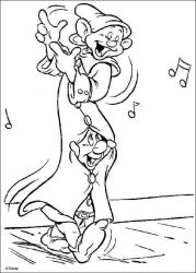 plansa de colorat alba ca zapada #9