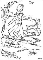 plansa de colorat alba ca zapada #11