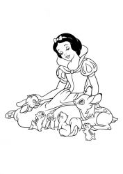 plansa de colorat alba ca zapada #18