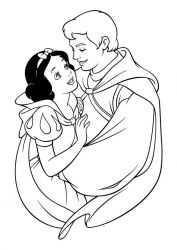 plansa de colorat alba ca zapada #4