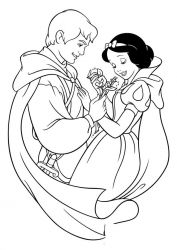 plansa de colorat alba ca zapada #5