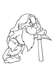 plansa de colorat alba ca zapada #8