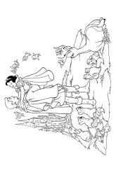 plansa de colorat alba ca zapada #12