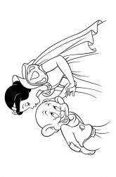 plansa de colorat alba ca zapada #13