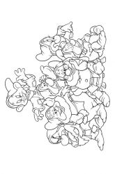 plansa de colorat alba ca zapada #14