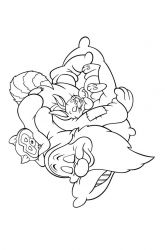 plansa de colorat alba ca zapada #17