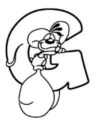 plansa de colorat alfabetul #1