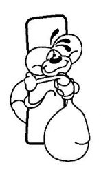 plansa de colorat alfabetul #3