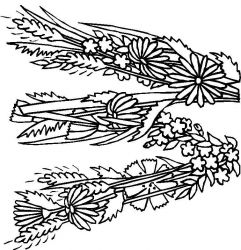 plansa de colorat alfabetul #12