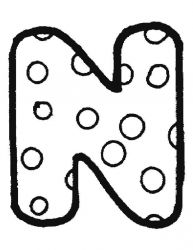 plansa de colorat alfabetul #14