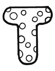 plansa de colorat alfabetul #20