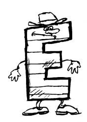 plansa de colorat alfabetul #7