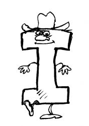 plansa de colorat alfabetul #11