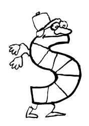 plansa de colorat alfabetul #21