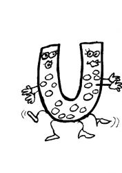 plansa de colorat alfabetul #2