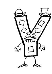 plansa de colorat alfabetul #6