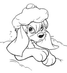 plansa de colorat anastasia #16