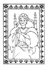 plansa de colorat anastasia #17