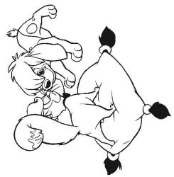 plansa de colorat anastasia #21