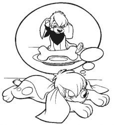 plansa de colorat anastasia #9