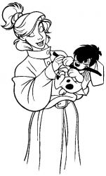 plansa de colorat anastasia #13