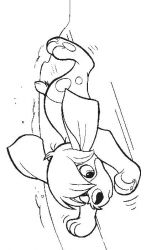 plansa de colorat anastasia #16